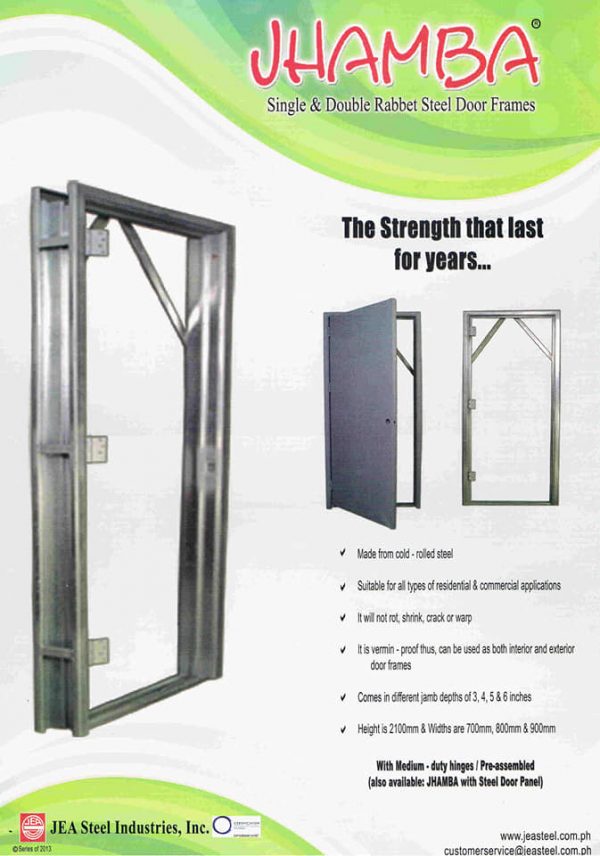 JHAMBAMETAL DOOR JAMB FRAME JEA Steel Industries, Inc.
