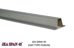 JEA Span 45 - Hat Type Purlins or Batten Purlins or Hat Purlins by JEA Steel