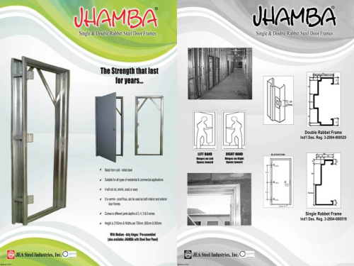 Metal Door Jamb Frame, galvanized door jamb frame by JEA Steel Industries, Inc.